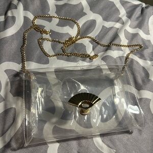 Kui Wan Clear Bag- Gold Chain